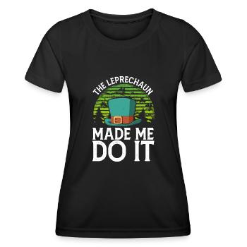 Der Kobold Hat Mich Dazu Gebracht - Frauen Funktions-T-Shirt - Schwarz - Vorne - AI Model Female 172 light (172cm)
