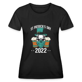 St. Patrick's Day 2022 - Women's Functional T-Shirt - black - Front - AI Model Female 172 light (172cm)