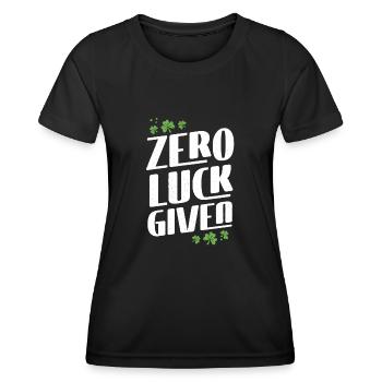 Zero happiness given - Women's Functional T-Shirt - black - Front - AI Model Female 172 light (172cm)