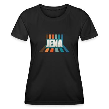 Jenaerin Jenaer Jena - T-shirt sport Femme - noir - Devant - AI Model Female 172 light (172cm)