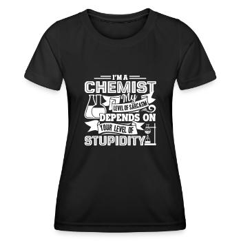 Chemist I'm A Chemist - Women's Functional T-Shirt - black - Front - AI Model Female 172 light (172cm)
