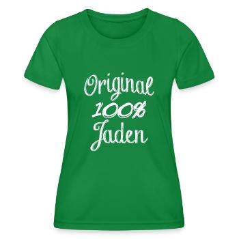 Original 100% Jaden - Frauen Funktions-T-Shirt - Kelly Green - Vorne - AI Model Female 172 dark (172cm)