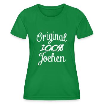 Original 100% Jochen - T-shirt sport Femme - vert - Devant - AI Model Female 172 dark (172cm)