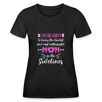 Fußball-Mutter Gameday Soccer Mom - Frauen Funktions-T-Shirt - Schwarz - Vorne - AI Model Female 172 light (172cm)
