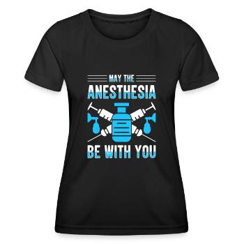 Anesthesiologist Anesthesia Anesthesiology Anesthesiologist - Women's Functional T-Shirt - black - Front - AI Model Female 172 light (172cm)