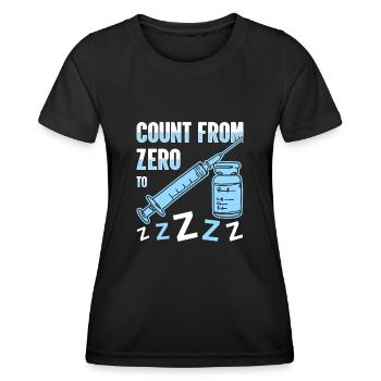 Anästhesist Anästhesie Anästhesiologie Anästhesist - Frauen Funktions-T-Shirt - Schwarz - Vorne - AI Model Female 172 light (172cm)