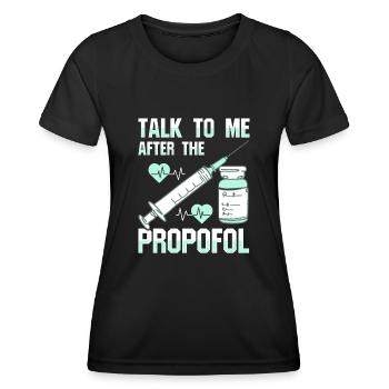 Anesthesiologist Anesthesia Anesthesiology Anesthesiologist - Women's Functional T-Shirt - black - Front - AI Model Female 172 light (172cm)