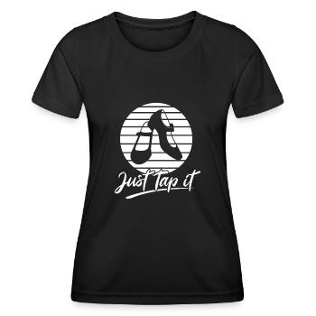 Tap Dancers Tap Dance Shoes Tap Dance Instructors - Women's Functional T-Shirt - black - Front - AI Model Female 172 light (172cm)