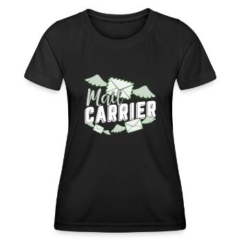 Proud To Be A Mail Carrier - Women's Functional T-Shirt - black - Front - AI Model Female 172 light (172cm)
