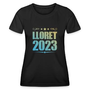 Lloret De Mar 2023 - Frauen Funktions-T-Shirt - Schwarz - Vorne - AI Model Female 172 light (172cm)