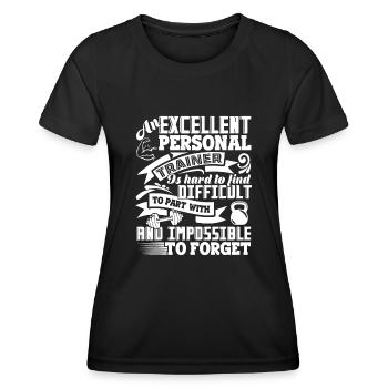 Personal Trainer Personal Trainer Is Hard To Find - Women's Functional T-Shirt - black - Front - AI Model Female 172 light (172cm)