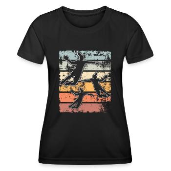 Handballeur handballeur - T-shirt sport Femme - noir - Devant - AI Model Female 172 light (172cm)