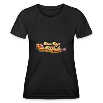 Cornhole - Beer Bags and Boards - Frauen Funktions-T-Shirt - Schwarz - Vorne - AI Model Female 172 light (172cm)