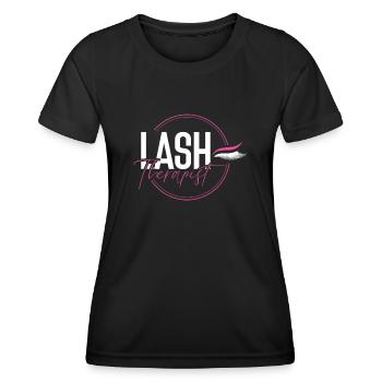 Esthéticienne Esthéticienne Soins de la Peau - T-shirt sport Femme - noir - Devant - AI Model Female 172 light (172cm)
