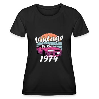 Class of 1974 Class of 1974 Anniversary - Women's Functional T-Shirt - black - Front - AI Model Female 172 light (172cm)