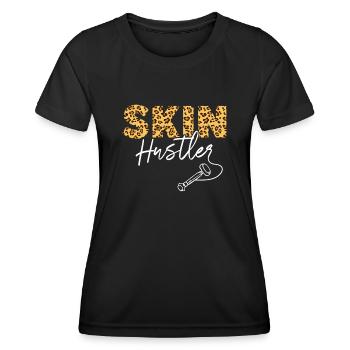 Cute Esthetician Skincare - Women's Functional T-Shirt - black - Front - AI Model Female 172 light (172cm)