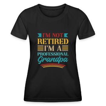 Bester Opa Aller Zeiten, Großvater, Gramps, - Frauen Funktions-T-Shirt - Schwarz - Vorne - AI Model Female 172 light (172cm)