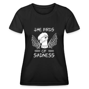 Emo Boy Emo Girl Emu Bird Emocore Punk Ästhetik - Frauen Funktions-T-Shirt - Schwarz - Vorne - AI Model Female 172 light (172cm)