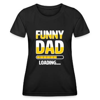 Bester Vater Aller Zeiten Vaterschaft Papa Papa - Frauen Funktions-T-Shirt - Schwarz - Vorne - AI Model Female 172 light (172cm)