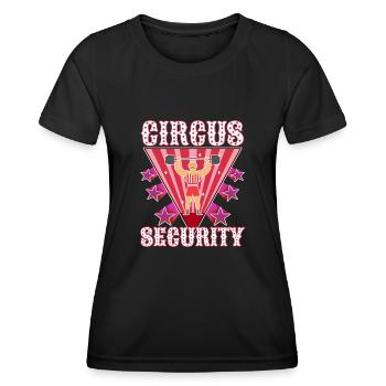 Circus security - Women's Functional T-Shirt - black - Front - AI Model Female 172 light (172cm)