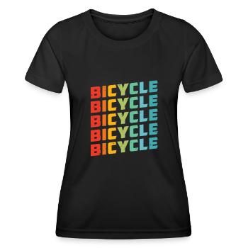 Coureur - T-shirt sport Femme - noir - Devant - AI Model Female 172 light (172cm)