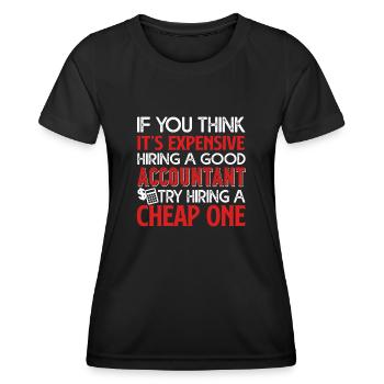 Accountant Good Accountant - Women's Functional T-Shirt - black - Front - AI Model Female 172 light (172cm)