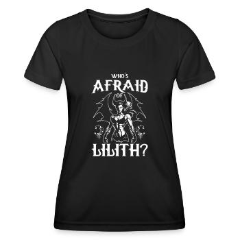 Lilith, Demon, Gothic, Mythology, Folklore, - Women's Functional T-Shirt - black - Front - AI Model Female 172 light (172cm)