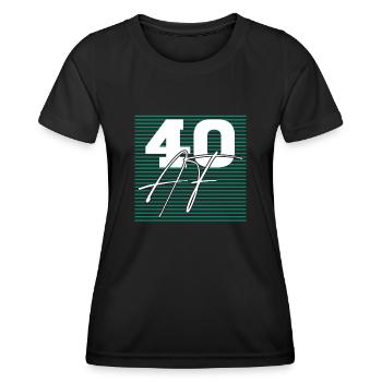 40 Af Sarcastic Birthday - Women's Functional T-Shirt - black - Front - AI Model Female 172 light (172cm)