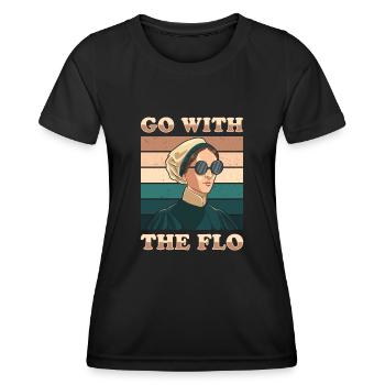 Infirmière Florence Nightingale Medical - T-shirt sport Femme - noir - Devant - AI Model Female 172 light (172cm)