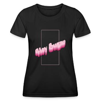 Hallo Zucker - Frauen Funktions-T-Shirt - Schwarz - Vorne - AI Model Female 172 light (172cm)