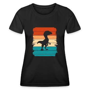 Dino - Women's Functional T-Shirt - black - Front - AI Model Female 172 light (172cm)