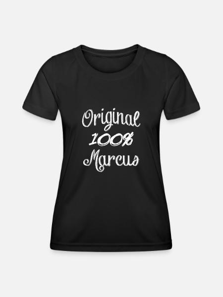 100% Original Marcus - Frauen Funktions-T-Shirt - Schwarz