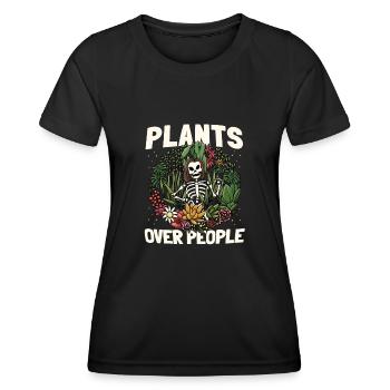 Jardiniers, amateurs de plantes de jardin, collectionneurs de plantes - T-shirt sport Femme - noir - Devant - AI Model Female 172 light (172cm)