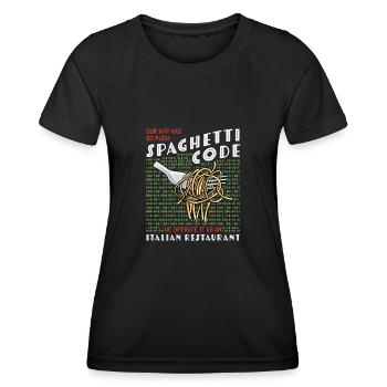Computer programming - Women's Functional T-Shirt - black - Front - AI Model Female 172 light (172cm)