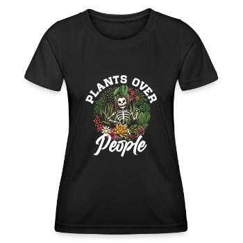 Jardiniers, amateurs de plantes de jardin, collectionneurs de plantes - T-shirt sport Femme - noir - Devant - AI Model Female 172 light (172cm)