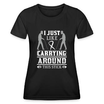 Blindness consciousness Blind by law - Women's Functional T-Shirt - black - Front - AI Model Female 172 light (172cm)