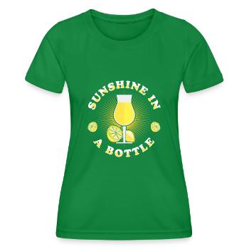 Limoncello italien amateur de liqueur de citron - T-shirt sport Femme - vert - Devant - AI Model Female 172 dark (172cm)