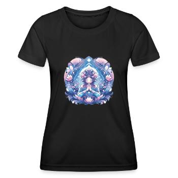 Meditation - Women's Functional T-Shirt - black - Front - AI Model Female 172 light (172cm)