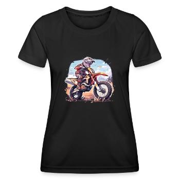 Motocross Kids - Women's Functional T-Shirt - black - Front - AI Model Female 172 light (172cm)