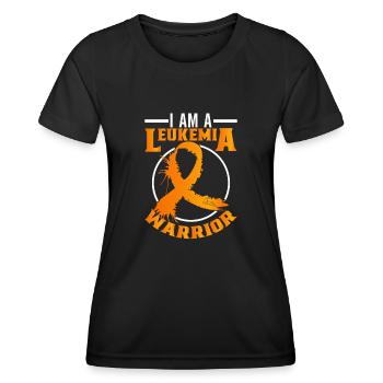 Leukemia Awareness Month Leukemia Survivor - Women's Functional T-Shirt - black - Front - AI Model Female 172 light (172cm)