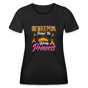 Leukemia Awareness Month Leukemia Survivor - Women's Functional T-Shirt - black - Front - AI Model Female 172 light (172cm)