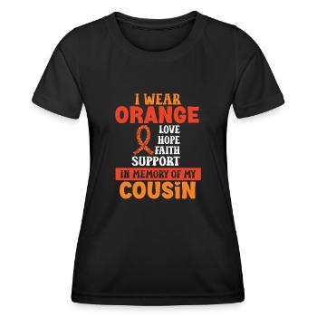 Leukemia Awareness Month Leukemia Survivor - Women's Functional T-Shirt - black - Front - AI Model Female 172 light (172cm)