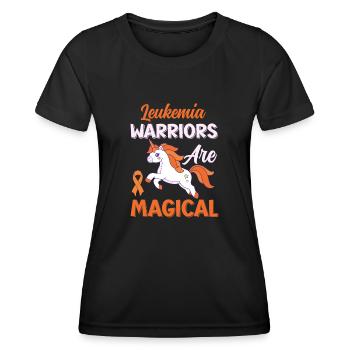Leukemia Awareness Month Leukemia Survivor - Women's Functional T-Shirt - black - Front - AI Model Female 172 light (172cm)