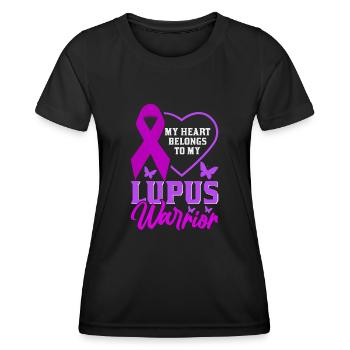 Lupus Bewusstseins Monat - Frauen Funktions-T-Shirt - Schwarz - Vorne - AI Model Female 172 light (172cm)