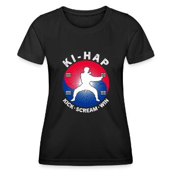 Tang Soo Do Cadeau - T-shirt sport Femme - noir - Devant - AI Model Female 172 light (172cm)