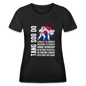 Tang so Do Gift - Women's Functional T-Shirt - black - Front - AI Model Female 172 light (172cm)