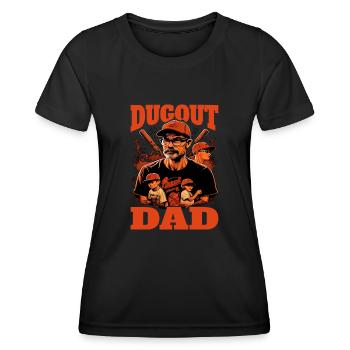 Dugout Papa 5 - T-shirt sport Femme - noir - Devant - AI Model Female 172 light (172cm)