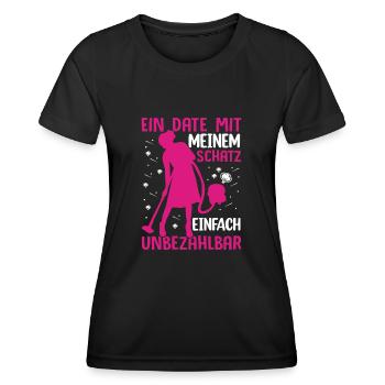 Geschenkidee für Hausfrauen - Frauen Funktions-T-Shirt - Schwarz - Vorne - AI Model Female 172 light (172cm)
