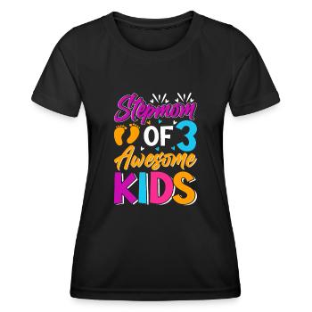 Stepmother Mother's Day Stepmom Mother - Women's Functional T-Shirt - black - Front - AI Model Female 172 light (172cm)