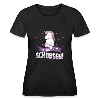 We Are Going To Have A Baby Ankündigung - Frauen Funktions-T-Shirt - Schwarz - Vorne - AI Model Female 172 light (172cm)